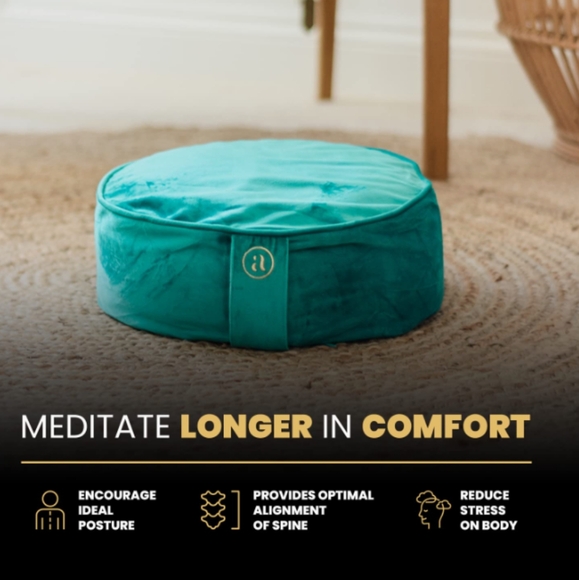 AJNA -Buckwheat Meditation Cushion  Yoga Pillow - Picture 9 of 12